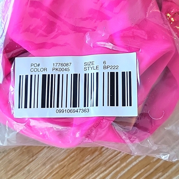 J. Crew Ruched Ruffle One Piece Swimsuit Radiant Fuscia Size 6 NWT - Picture 6 of 7